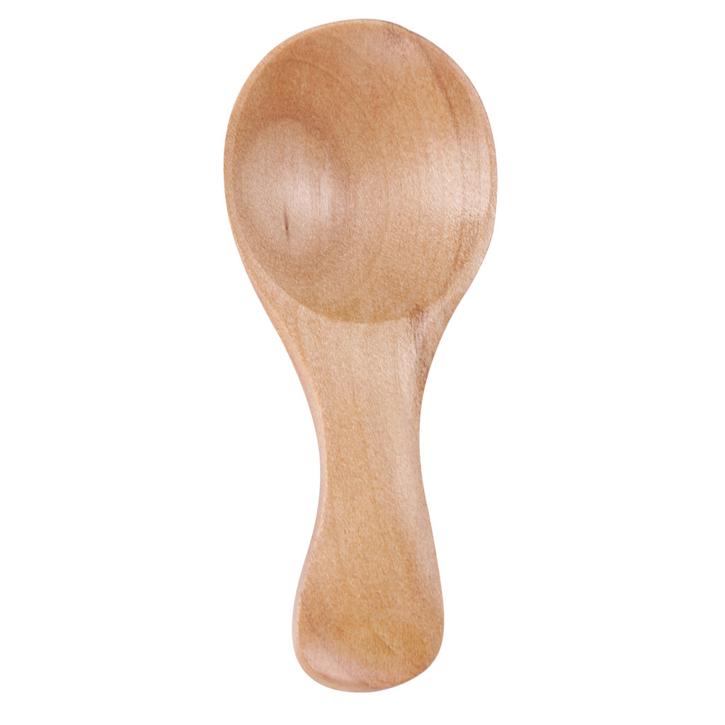 thumbnail image 2 of Cuchara Pequeña de Madera - 8x3.5cm, para Té/Sazonar Polvo, Utensilios de Cocina, Madera Natural, 2 of 2